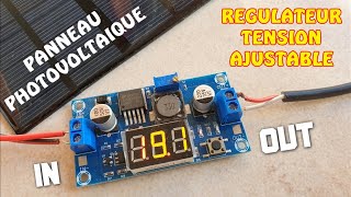 REGULATEUR TENSION AJUSTABLE POUR SOLAIRE sans batterie [upl. by Aicnatsnoc67]