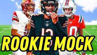 4 Round Rookie Mock Draft 1QB  2024 Dynasty Fantasy Football [upl. by Aluin]