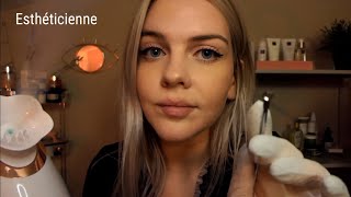 ASMR RP  Sauna facial nettoyage amp soins du visage 💙 [upl. by Htnnek37]