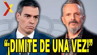 Miguel Bosé EXPLOTA contra Pedro Sánchez “¡DIMITE Desaparece de una vez” [upl. by Einegue796]