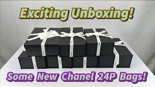 Exciting Unboxing Some New Chanel 24P Bags chanelbag [upl. by Aratal]