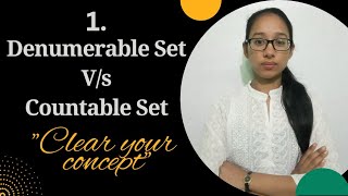 Denumerable Set  Countable Set  Countability of Set [upl. by Lipcombe]