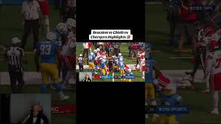 Full Vid ⬆️ Reaction to Chiefs vs Chargers Highlights 2024 NFL Season nfl shorts football [upl. by Nomrej515]