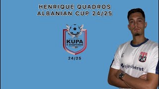 Henrique Quadros vs KF Iliria • Midfielder • Albania Cup 2425 • KF Tomori [upl. by Nagirrek]