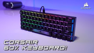 Corsair K65 RGB MINI 60 Mechanical Gaming Keyboard Review [upl. by Rimat867]