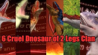 6 Cruel Dinosaur Two Leg Clan Dinomaster 6ไดโนเสาร์สายโหดเผ่า2ขา [upl. by Eisenberg]