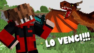 DERROTE AL DRAGON DE LEJITOS DARK HERO EP2 minecraft viralvideo minecraftsurvival [upl. by Kathrine711]