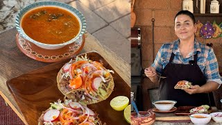 Tostadas de Carne Deshebrada y Sopa Calduda como en el Pueblo  La Herencia de las Viudas [upl. by Karee]