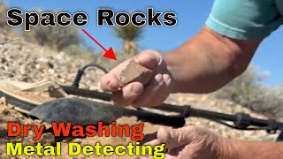 How to find Meteorites with a Metal Detector  Gold Nuggets amp Dry Washing [upl. by Elleuqram]