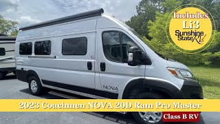 2024 Coachmen Nova 20D Li3 Lithium System Class B Camper Van For Van Life OFFICIAL WALKTHROUGH [upl. by Ulani]