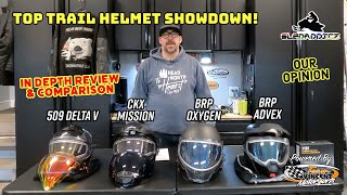 Top Trail Helmet Showdown  Snowmobile Edition  509 vs CKX vs BRP  The Best of the Best for 2024 [upl. by Crispas774]