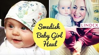 Gorgeous Baby Girl Clothes Haul  Summer Bonnets amp Flower Garlands  Lindex [upl. by Nabila684]