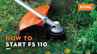 How to Start FS 110  STIHL Tutorial [upl. by Carlotta]