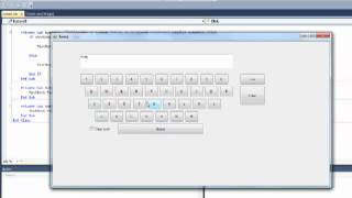 Virtual Keyboard in VB Tutorial [upl. by Magulac]