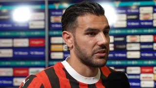 LAZIOMILAN 22 THEO HERNANDEZ NEL POST PARTITA LA GENTE PARLA IO E RAFACOOLING BREAK INUTILE [upl. by Ettezyl]