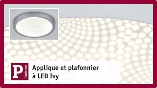 Éclairage au plafond LED avec motif ornemental [upl. by Nonnerb]