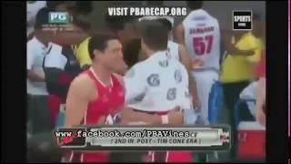 Dondon Hontiveros 5 Triples Highlight in 4th Quarter vs Rain Or Shine [upl. by Teyugn]