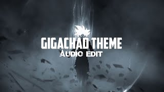 GIGACHAD THEME Audio Edit 🔥🗿 Gautam music phonk audioedit gigachad [upl. by Idoux]