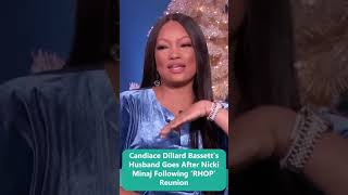 Candiace Dillard Bassett’s Husband Goes After Nicki Minaj Following ‘RHOP’ Reunion [upl. by Felicle]