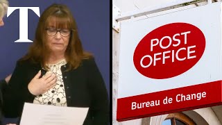 Post Office scandal IT officer breaks down during inquiry [upl. by Hendren]