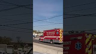 CLIFTON FIRE EMS RESPONDING 10282024 [upl. by Haliehs]