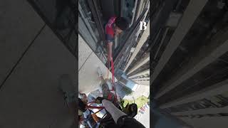 Daring Air Conditioner Installation Video By Technician Goes Viral [upl. by Dnalyk]