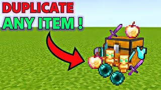 Minecraft PE 121 Duplication Glitch  MCPE [upl. by Landel745]