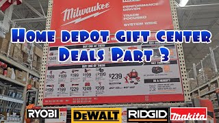 Home Depot Gift Center Deals Part 3 [upl. by Ettenaj]