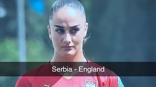 Serbia vs England Womens U19 Euros 17072024 [upl. by Cheung]