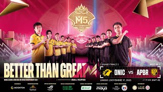 LIVE  GRAND FINALS  M5 World Championship  PH [upl. by Okiruy]