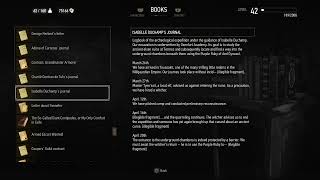 BOOKS Isabelle Duchamps journal Witcher 3 InGame Lore Read Aloud [upl. by Aleck]