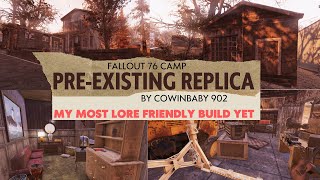 Fallout 76 Camp Walking Tour PreExisting Replica [upl. by Yatnoed753]