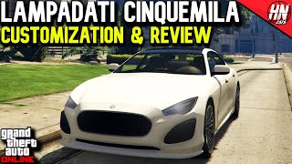 Lampadati Cinquemila Customization amp Review  GTA Online [upl. by Retsbew]