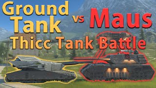 WOT Blitz Can GroundTank destroy a Maus [upl. by Retnyw]