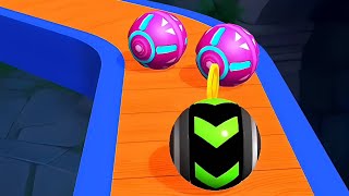 Sky Rolling Ball 3D Gameplay Speedrun Max All Levels 378 [upl. by Esinned]