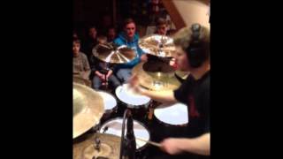 Hannes Grossmann Obscura plays Blotted Science  Maydrums [upl. by Yelrebmik404]