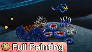 Subnautica  quotBioluminescencequot Painting Full Version [upl. by Llatsyrc]