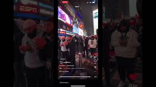 Leading Taraweeh in Times Square [upl. by Morganne]