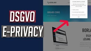 DSGVO amp ePrivacy Cookie OptIn Lösung für WordPress  Borlabs Cookie [upl. by Vogel]