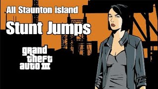 GTA 3 All Staunton island Stunt Jumps trilogy definitive edition [upl. by Lierbag]