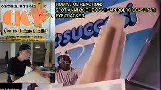 HOMYATOL REACTION SPOT ANNI 80 CHE OGGI SAREBBERO CENSURATI con EYE TRACKER  STERLINA PLUS 100620 [upl. by Danica248]