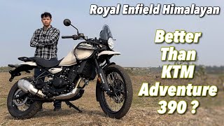 2024 Royal Enfield Himalayan Review  Better Than Yezdi Adventure [upl. by Dnesnwot]