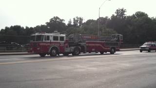 FDNY Ladder 39 amp Paidge Avenue Fleet Services [upl. by Lenahc]