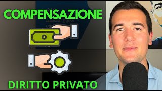 LA COMPENSAZIONE 🤝  Diritto Privato in 3 minuti [upl. by Norel]