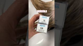 How I blend gray hair to look like blonde highlights on 10 minutes hairtutorial hairtransformation [upl. by Ahsiuq147]