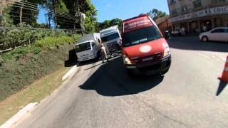 Acidente de moto em nogueira petrópolis [upl. by Nahtan]