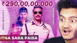 Itna sara Paisa 🤑 Singham Again vs Bhool Bhulaiyaa 3 Box office Report [upl. by Leod]