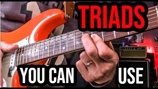 Super Simple Slow Triad Lesson That Anyone Can Understand 123 Strings Set [upl. by Mariand]