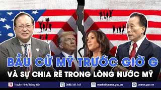 BẦU CỬ MỸ TRƯỚC GIỜ G Tỉ lệ ủng hộ bám đuổi sít sao đang vạch trần sự chia rẽ trong lòng nước Mỹ [upl. by Yhtir]