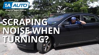 Scraping While Turning How to Inspect Your Car or Truck Brakes [upl. by Yborian794]